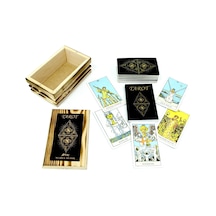 Ahşap Kutulu 78 Kartlı Tarot Seti