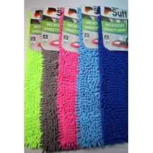 Suff1 Adet Nemli Ve Kuru Makarna Mop Ucu Mikrofiber Paspas Yedeği 40 Cm