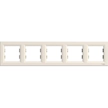 Schneider Asfora Krem Beşli Çerçeve - EPH5800523