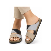 N Napa Shoe Np.305.s.grey Deri Terlik Gri