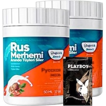 Hubrendy Sh Playboy Turquoise 2 Adet Ceviz &amp Ceviz Sütü Rus Merhemi 50 Ml Tüylere Krem + Yanında