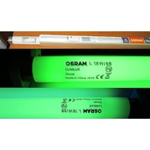 Osram L 18w/66 18 Watt G13 Duy Yeşil Renk T8 Floresan Ampul 3 Adet