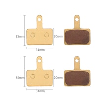 2 Set Bisiklet Hidrolik Mekanik Disk Kaliper Fren Balatası Shimano Model Bisiklet Balata