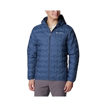 Columbia Delta Ridge Down Hooded Erkek Mont - Wo0954 Mavi
