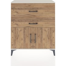 Arges Şifonyer Tek Raflı 2 Çekmeceli 2 Kapaklı 88x30x106 Ayta... Aytaşı