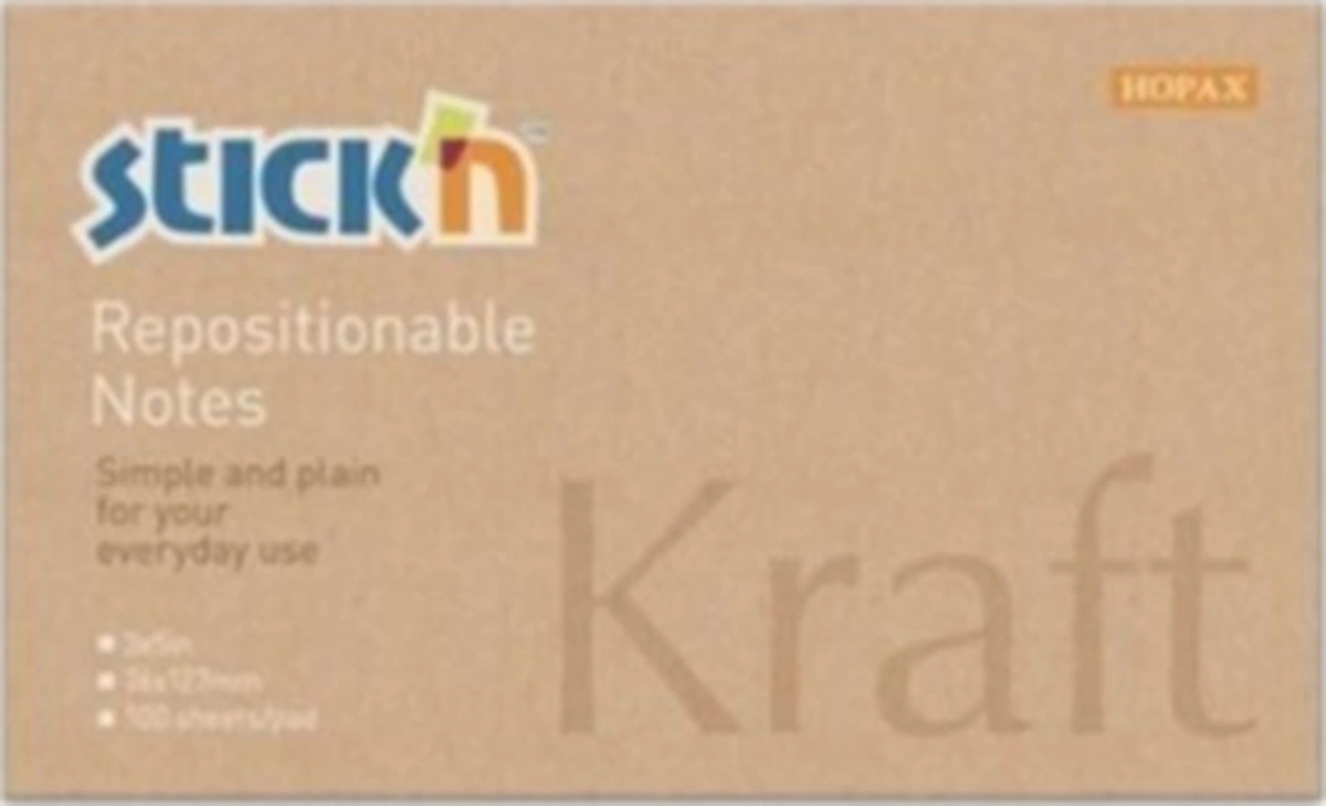 Stickn 76x127 Kraft Notes 100 Yaprak Diğer