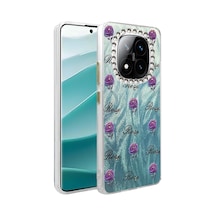 Newface - 716 - Xiaomi Redmi Note 14 Pro 5g Kılıf Blade Aynalı Desenli Kapak - - Csmo-tex - Desen 9 Diğer
