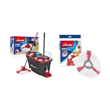 Vileda Turbo Paspas Komple Set, Teleskopik Saplı Yer Sileceği, Güçlü Lifli Mikrofiber Paspas Başlığı Ve Güçl