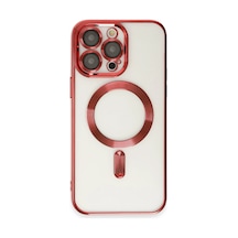 Apple İphone 15 Pro Max Kılıf Kross Magneticsafe Kapak - Kırmızı 0.2M-Çok Renkli