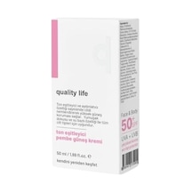 Life Renkli Güneş Kremi - Pink - Tone Up - Ton Eşitleyici Pembe Yüz Güneş Kremi 64369244