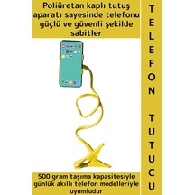 Wintoup Dayanıklı Spiral Gövdeli Güçlü Güvenli Tutuş Oynar Başlıklı Çok Şık Estetik Akrobat Telefon Tutucu