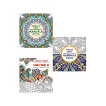 Çizgiler Şehri-mandala, Renkler Şehri-mandala Ve Sükunet Şehri Mandala Seti