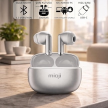 Air Buds 3 Kablosuz 5.3 Ios Android Windows Pc Ve Tüm Telefonlar İle Uyumlu Bluetooth Kulaklık - Gümüş