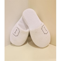 I Harf Havlu Banyo Ev Otel Lohusa Terliği Kalın Taban Terlik