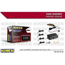 NIKEN 160010202 PARK SENSÖRÜ LED EKRAN SES İKAZLI GRI