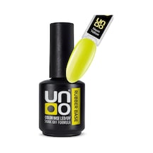 Uno Neon Kalıcı Oje Rubber Base Color Base Led/uv Neon Sarı 15ml. Soak Off