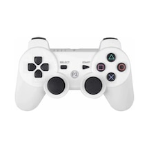 Ps3 Kablosuz Analog Oyun Kolu Dualshock Oyuncu Konsol Wireless Joystick Double Kumanda Beyaz - 870718714