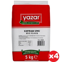 Yazar Çavdar Unu 5 Kg x 4 Paket