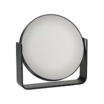 Ume Masa Aynası, Büyütmeli Kozmetik Aynası, 5 Katlı, Çap 19 Cm, Yükseklik 19,5 Cm, Siyah