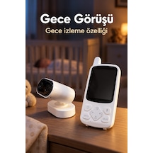 Görüntülü Bebek Telsizi Ekranlı Ve Çift Yönlü Konuşmalı -