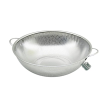 31cm Metal Kulplu Çelik Sepet Süzgeç İnce Tel Ayaklı Go-53-vice 01365 Çok renkli