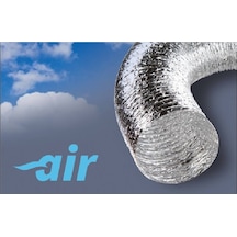 Air  Flexiva İzolesiz Alüminyum Flex Hava Kanalı 10 Metre (Çap  356 mm)