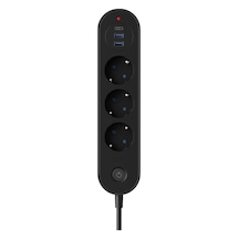 Lü Priz 2 Usb-a 1 Usb-c Termal Akım Korumalı 2500w Güç Aç Kapa Anahtarlı Dayanıklı 0