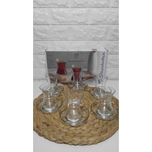 Çay Bardağı Seti 12 Parça Gri Çay Bardağı Seti 12 Parça Gri