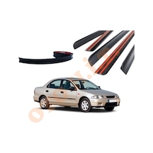 Mazda 323 99-01 Uyumlu Bagaj Üstü Spoiler Mat Siyah