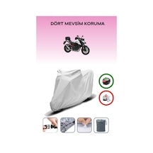 Honda Cb 750 Hornet Gri Motosiklet Brandası Arka Çanta Uyumlu