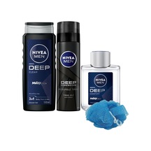 Men Erkek Deep Dimension Duş Jeli 500ml, Tıraş Jeli 200ml Ve Tıraş Sonrası Losyon 100ml, Lif Hediye Diğer