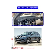 Nissan X-trail 2013+torpido Koruma Halısı Mavi Kenar