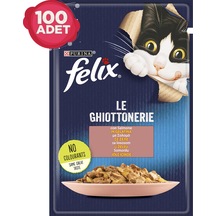 Purina Felix Somonlu Pouch Yetişkin Kedi Maması 100 x 85 G