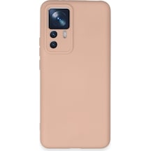 Mey İthalat Mi 12t Pro Kılıf Nano İçi Kadife Silikon - Pudra
