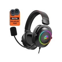 Gamebooster H44 RGB USB 7.1 Surround Profesyonel Oyuncu Kulaklığı