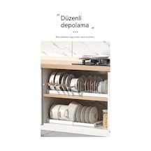 Zımbasız Yeni Standı Mutfak Mutfak Hqgoodstore Gri Gri Geri Fonksiyonlu Ev Çok Çekilebilir Yt Gri Gri