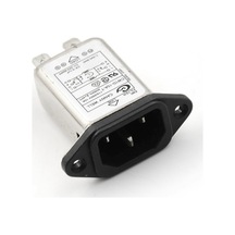CW1D-10A-T AC 250V 10A C14 Erkek Soket EMI Filtreli Hat Şebeke EMC RFI Gürültü Bastırıcı Azaltıcı
