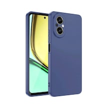 Realme 12 Lite Kılıf First Silikon - Lacivert Bz8683140760717