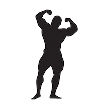 Body Gym Folyo Sticker Derstv1092 200cm Uzunluk Siyah