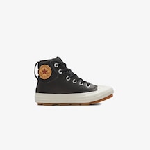 Converse Chuck Taylor All Star Berkshire Çocuk Siyah Deri Bot Düz 371522c Siyah
