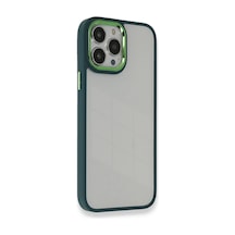Ilkeshop Newface Apple iPhone Uyumlu 14 Pro Kılıf Dora Kapak - Haki Yeşil