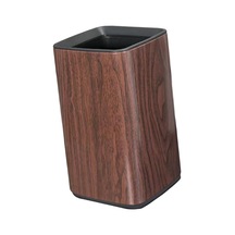 Suntek Çöp Kutusu Kutusu, Paslanmaz Kovası, Hafif Modern Kırmızı Ahşap Rengi Kırmızı