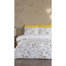 Jolly Home 4 Mevsim Çift Kişilik Kapitoneli Nevresim Takımı-manol Gri