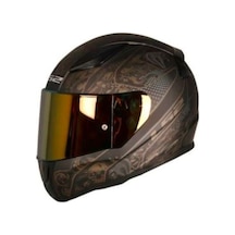 Ls2 Rapıd Crypt Mat Siyah Kask ( Sarı+Beyaz Cam )