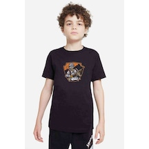 Tshirthane Pubg Soldier Running Baskılı Unisex Çocuk Siyah T-Shirt