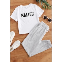 Uyguntarz Çocuk Malibu Alt Üst Eşofman Takımı Beyaz