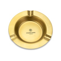 Cigarloong Yuvarlak Metal Puro Küllüğü Gold 3lü