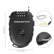 Knmaster Motosiklet Kaskı Kilidi + Knmaster Karbon Çanta Hediyeli