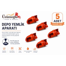 5 Adet Depo Yemlik Aparatı Kova, Bidon Ve Varil Uyumlu Tavuk, Civciv, Bıldırcın Ve Kanatlı Yemlik Aparatı