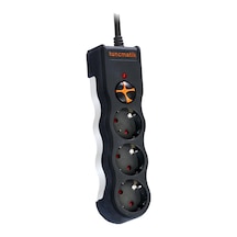 Tsk19010 Powersurge 3-surge Protectıon Plug-1050 Joule- Wıth Cable Siyah